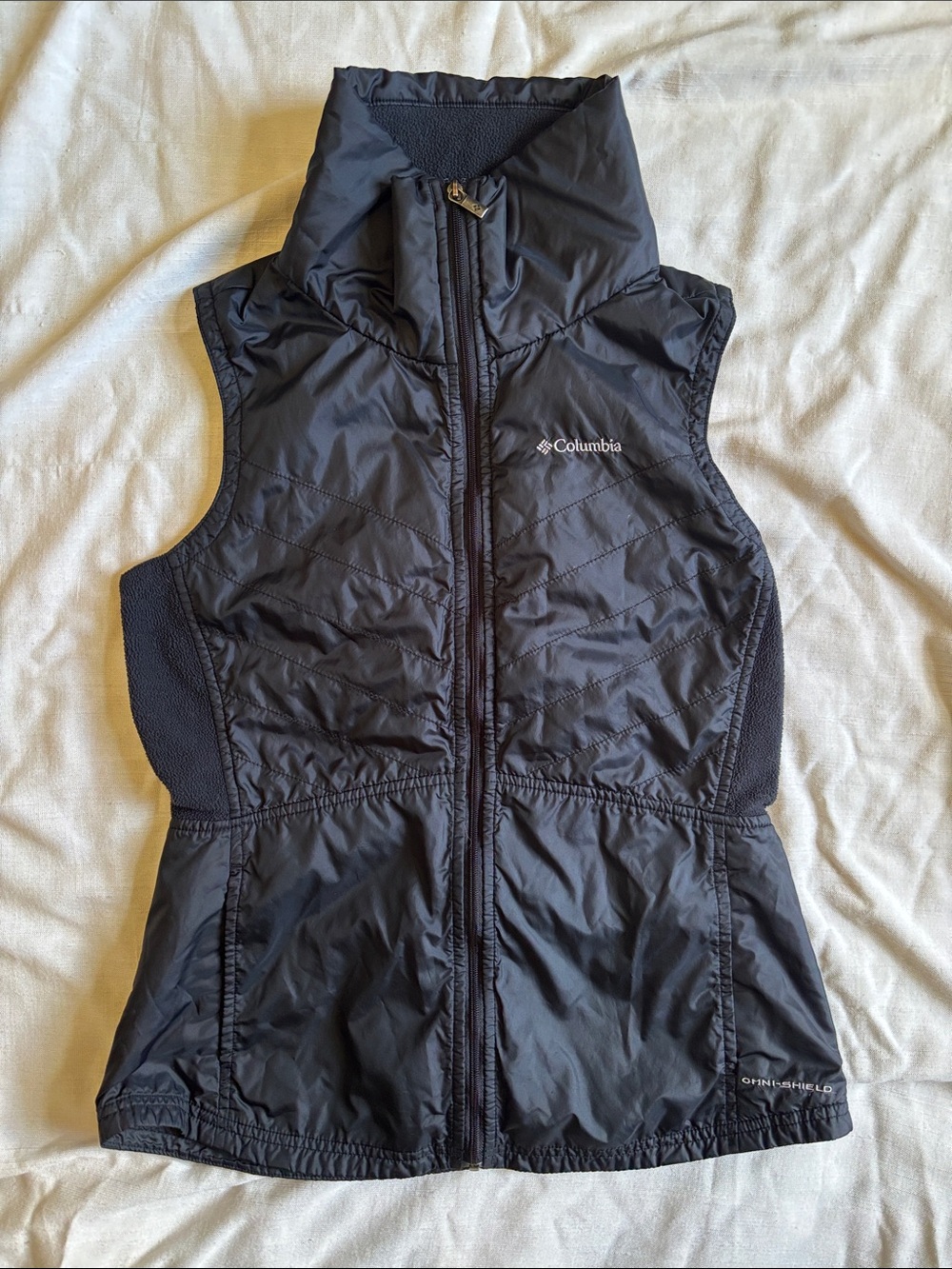Columbia Black Quilted Packable Vest